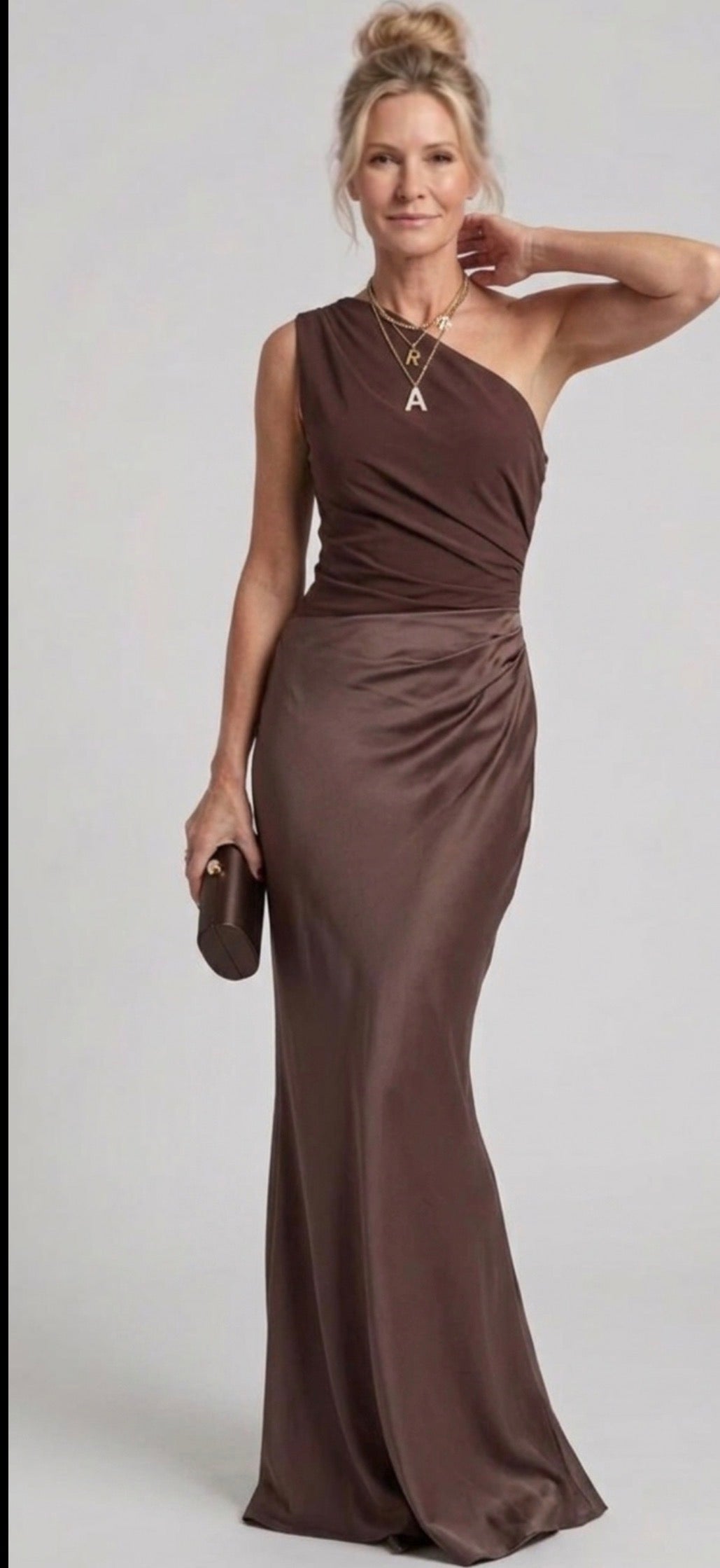 Ivy & Grace™ | Maxi Dress with a Guilt in Satin