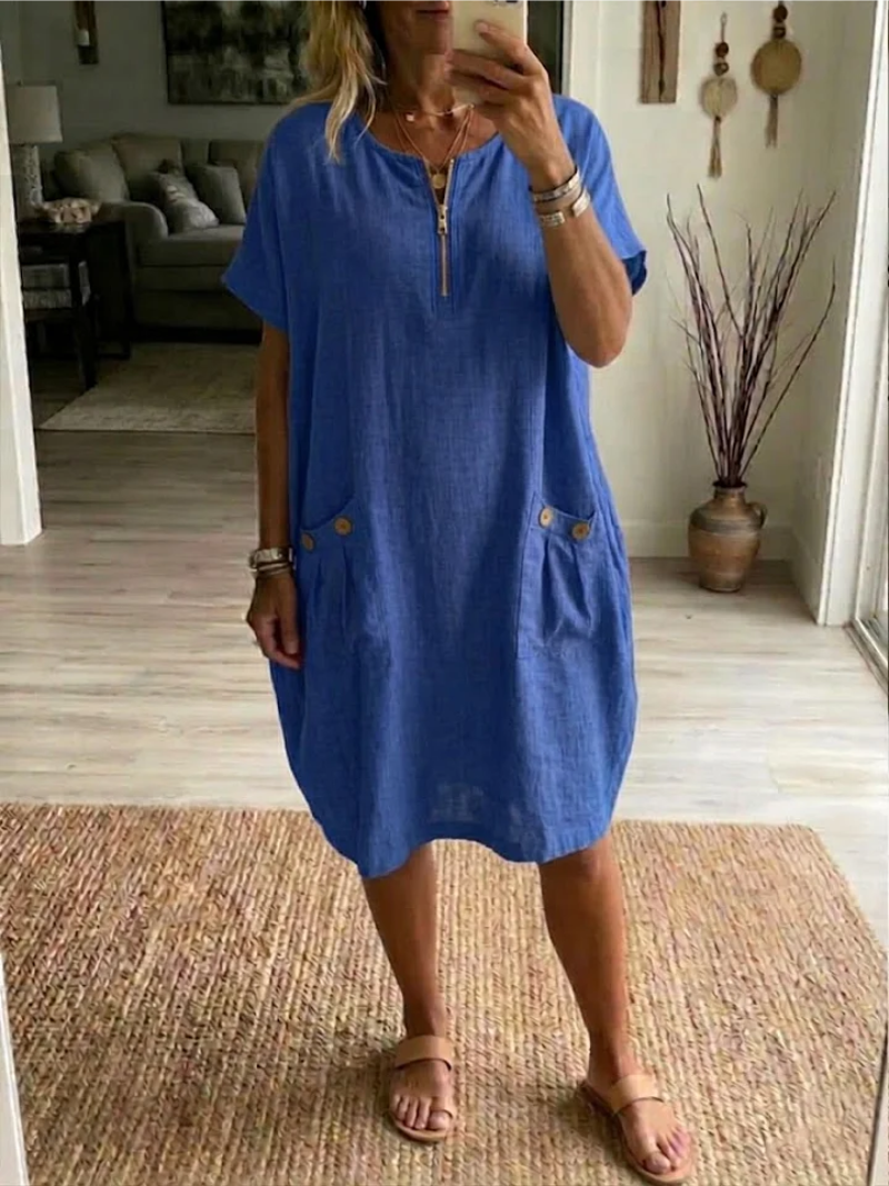 Tessa – Dress with Zipper