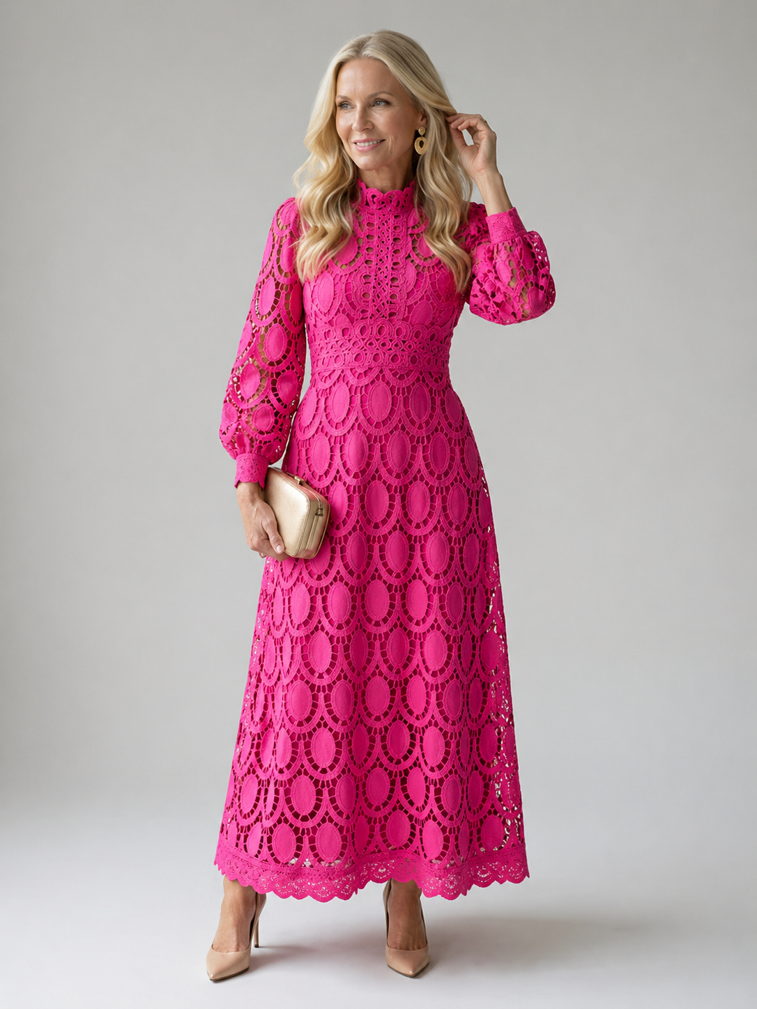 Ivy & Grace™ | Lace Midi Dress
