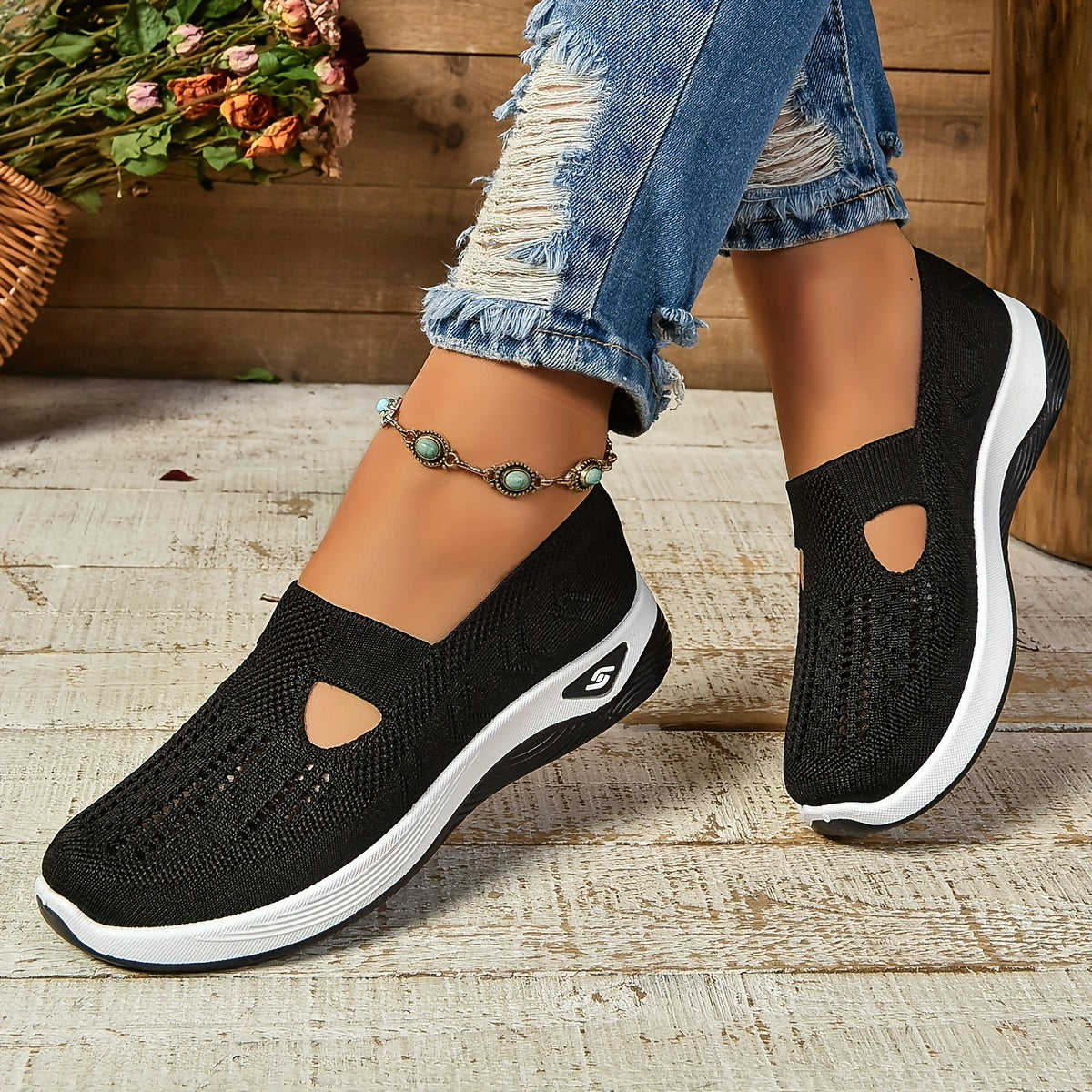 Carry™ | Cushioned Slip-On Walking Shoes