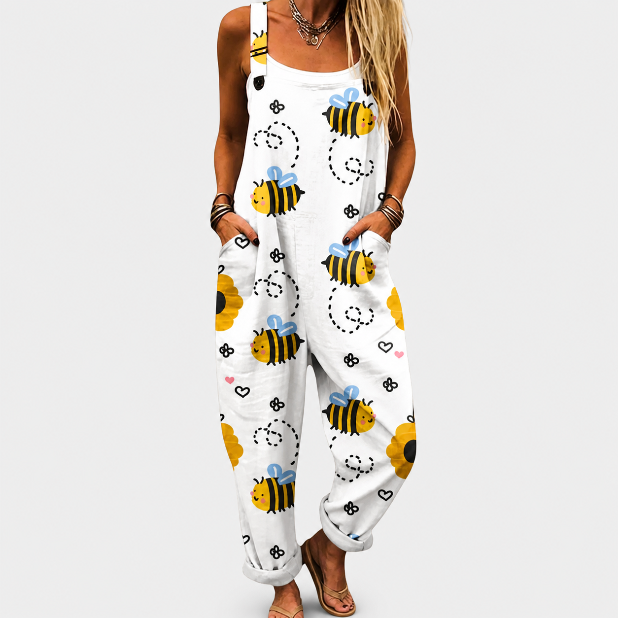 Comfortable Printed Jumpsuit