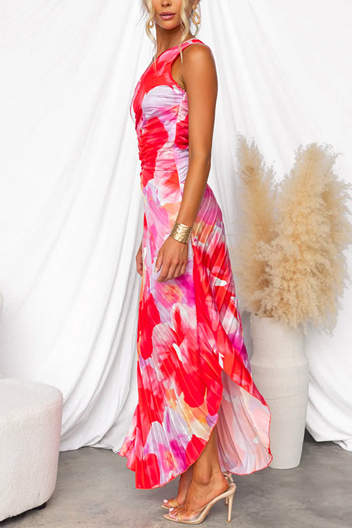 Ivy & Grace™ | Vibrant Tropical Evening Dress