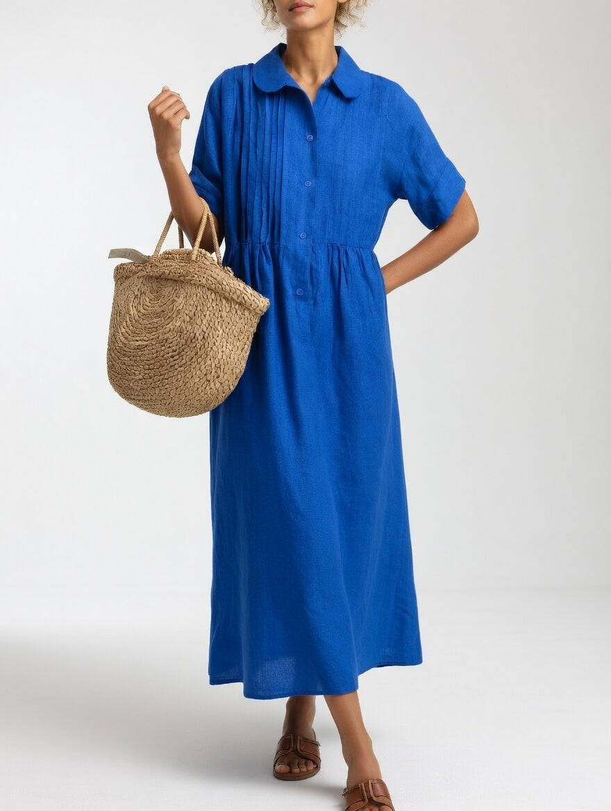 LYSANDRA™ — FLUID SHIRT DRESS
