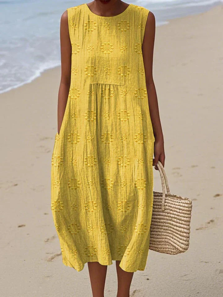 Natalie™ | SLEEVELESS MIDI DRESS