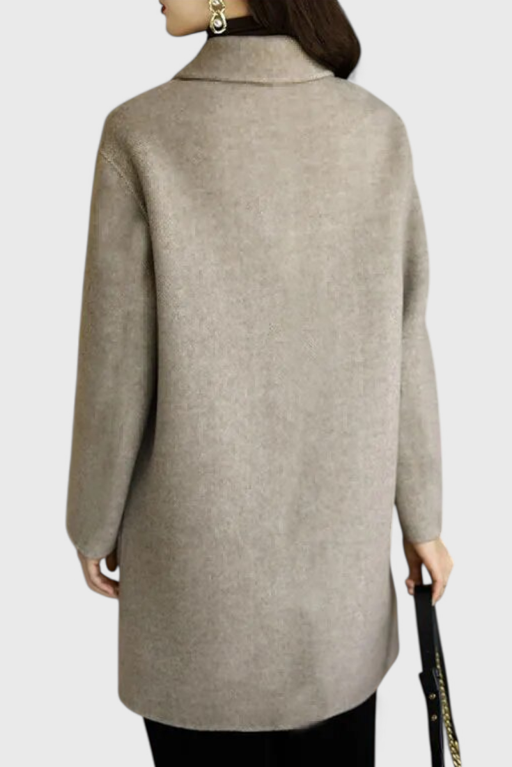 Aveline™ | Classic Double-Breasted Wool Coat