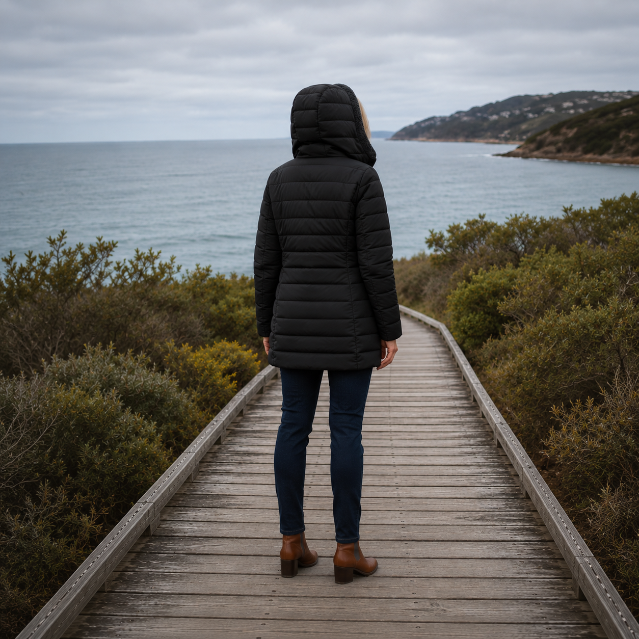Jami™ | Quilted A-Line Winter Coat