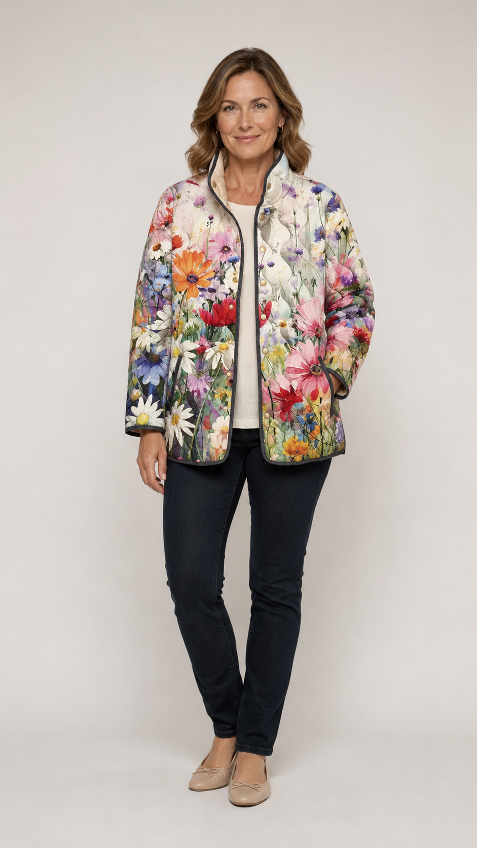 Carina™ | Floral Quilted Jacket