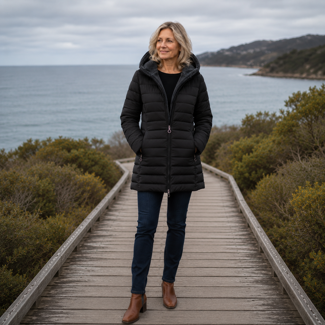 Jami™ | Quilted A-Line Winter Coat