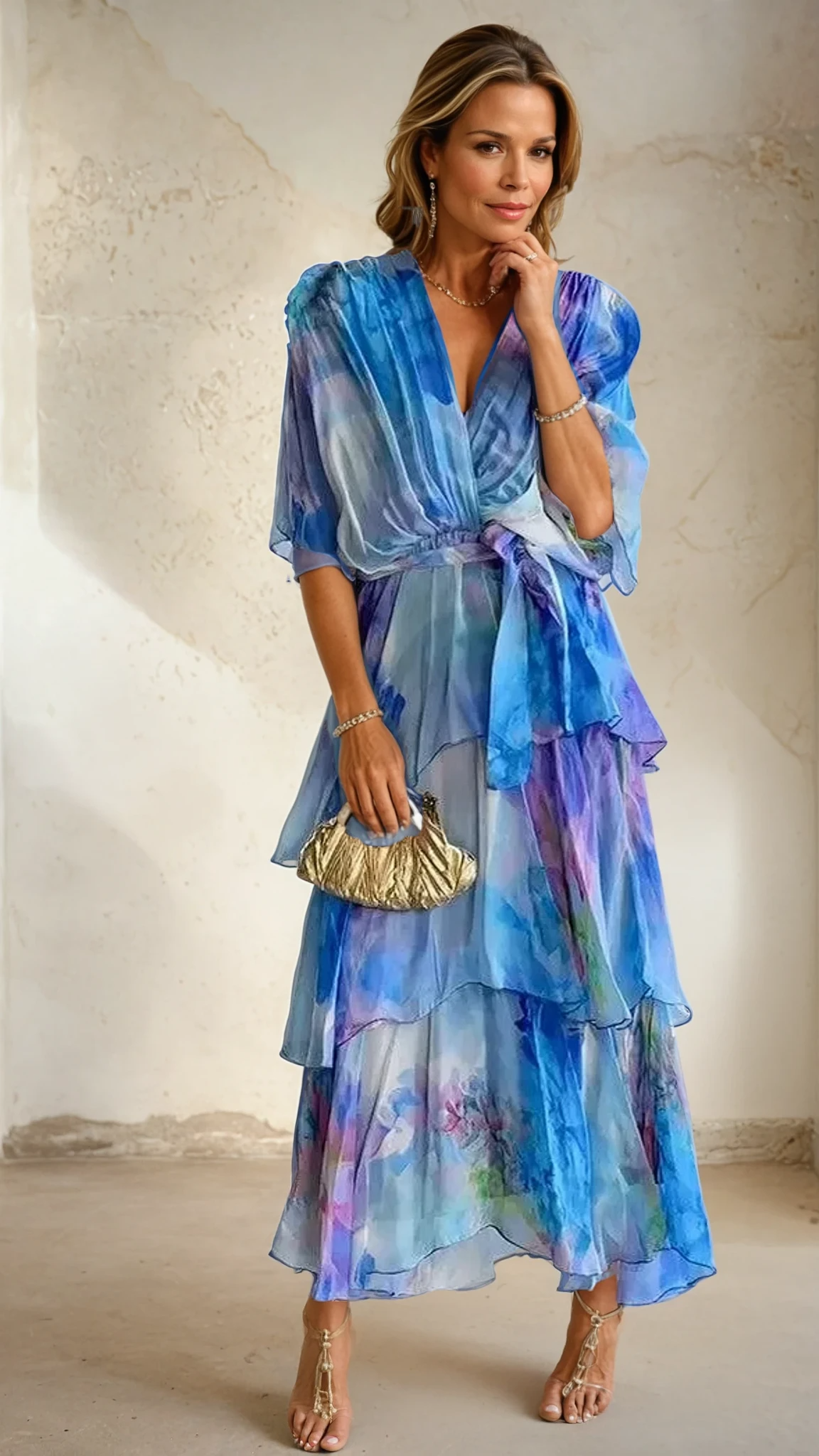 Ivy & Grace™ |Layered Floral Sun Dress