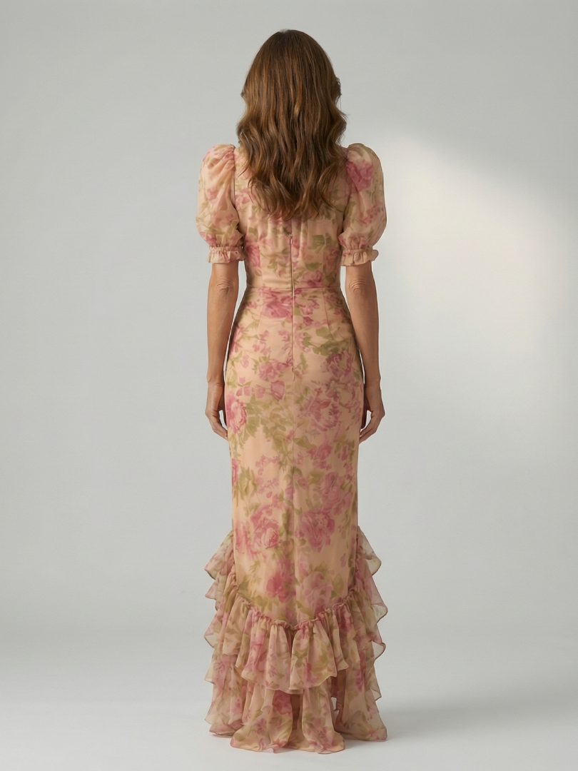Ivy & Grace Gentle High Neck Maxi Dress