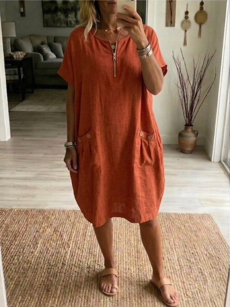 Tessa – Dress with Zipper