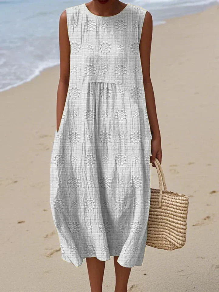 Natalie™ | SLEEVELESS MIDI DRESS