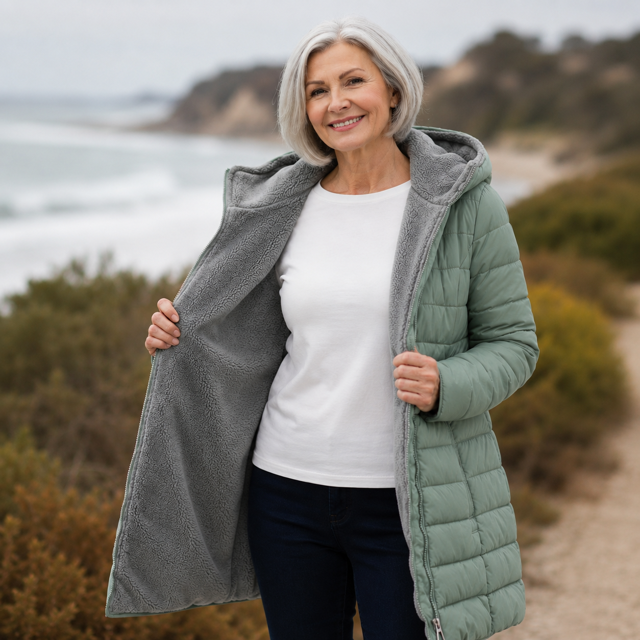 Jami™ | Quilted A-Line Winter Coat