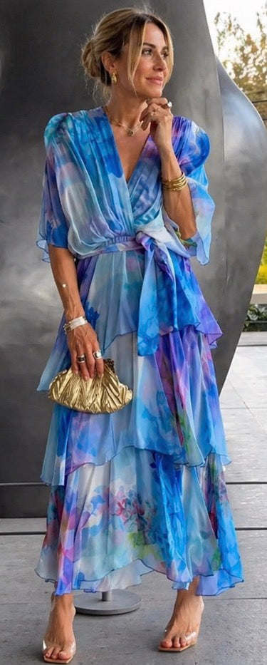 Ivy & Grace™ |Layered Floral Sun Dress