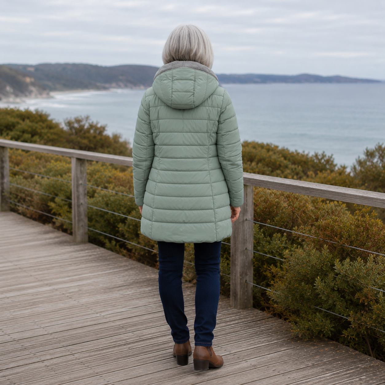 Jami™ | Quilted A-Line Winter Coat