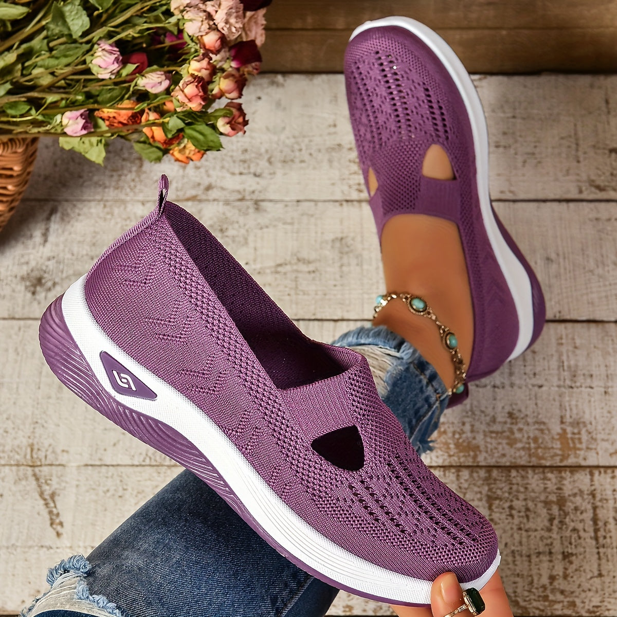 Carry™ | Cushioned Slip-On Walking Shoes