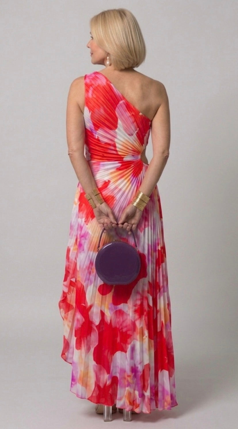 Ivy & Grace™ | Pleated One-Shoulder Dress