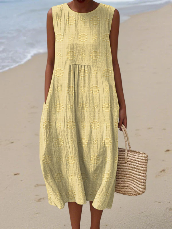 Allison™ Embroidered Midi Dress