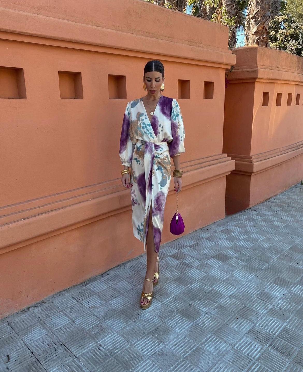 Valeria | Elegant V-Neck Dress