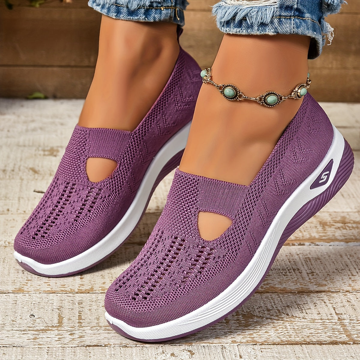 Carry™ | Cushioned Slip-On Walking Shoes