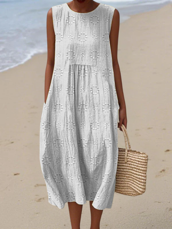 Allison™ Embroidered Midi Dress