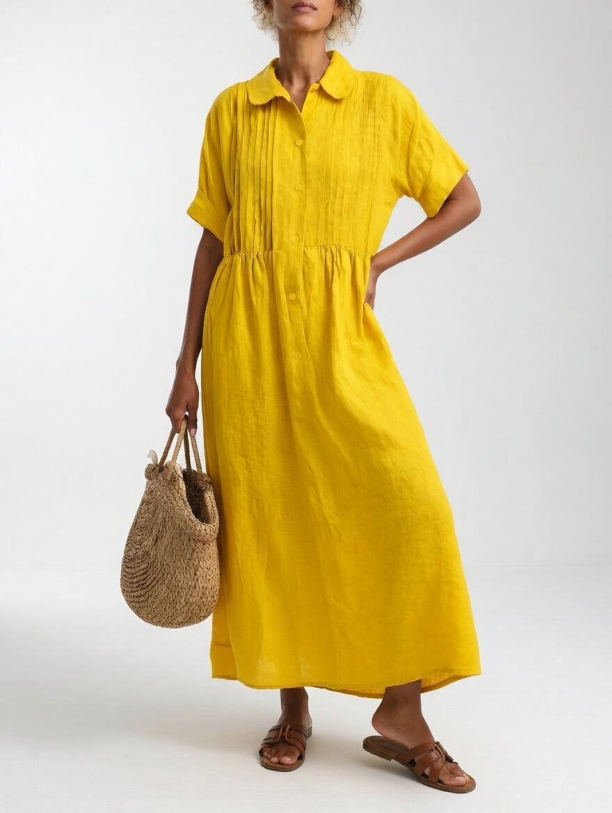 LYSANDRA™ — FLUID SHIRT DRESS