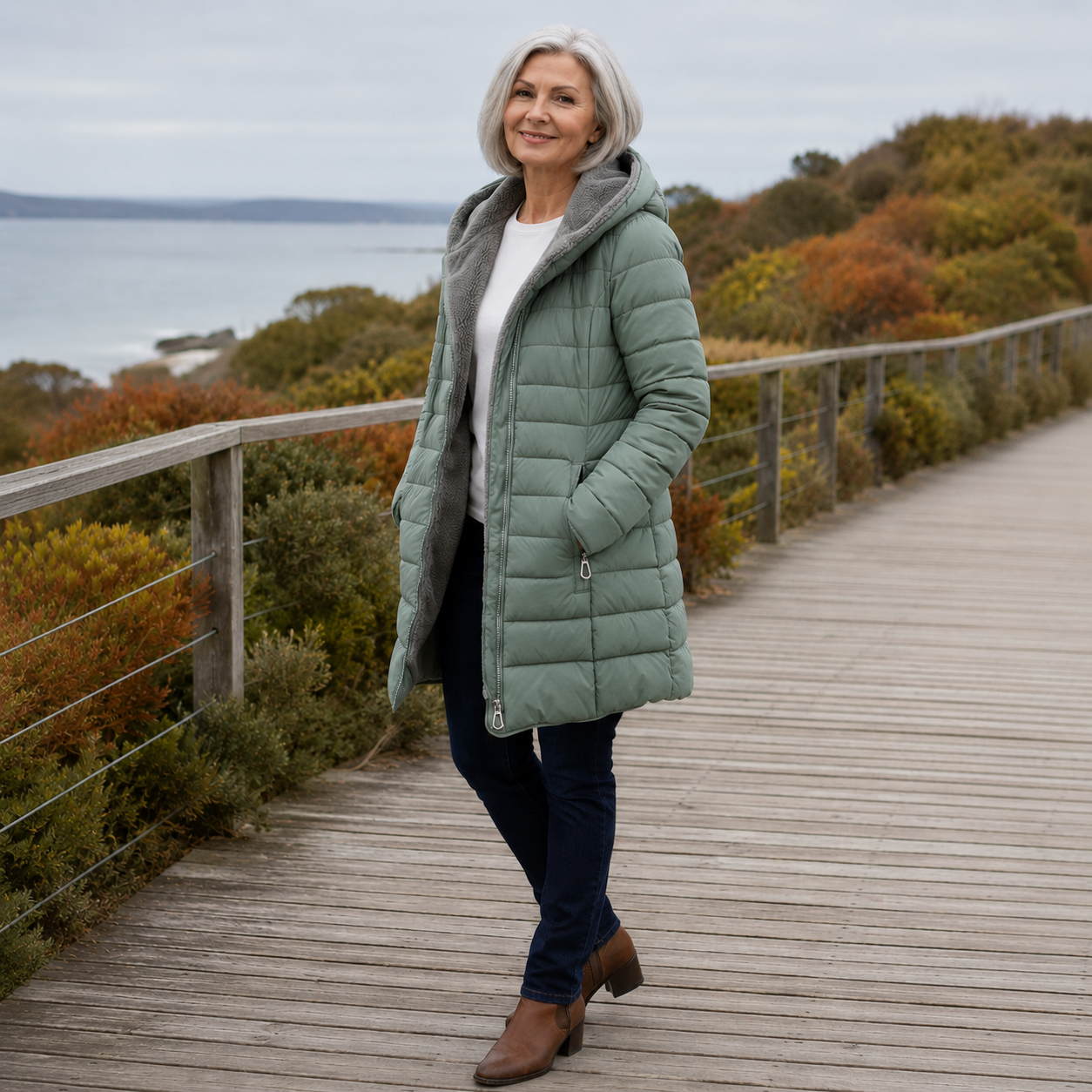 Jami™ | Quilted A-Line Winter Coat