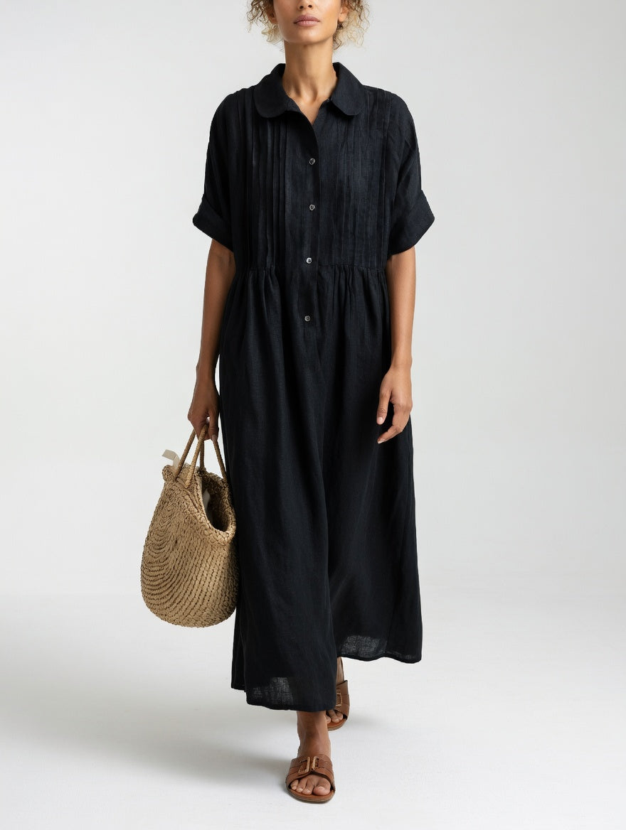 LYSANDRA™ — FLUID SHIRT DRESS