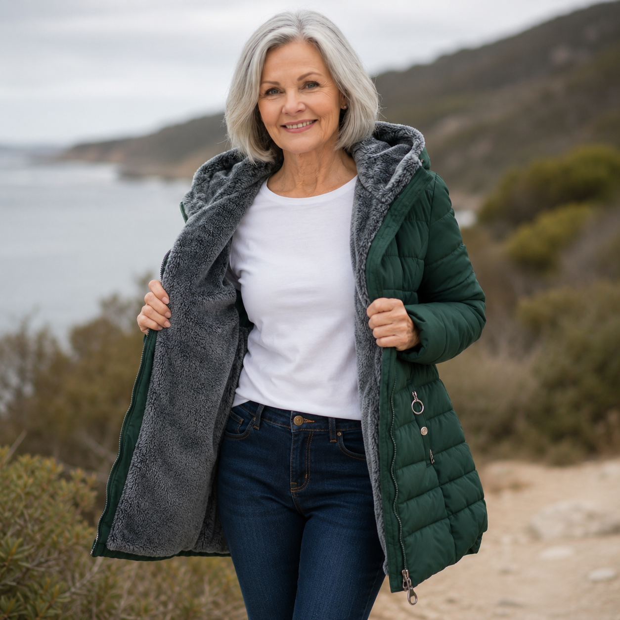 Jami™ | Quilted A-Line Winter Coat