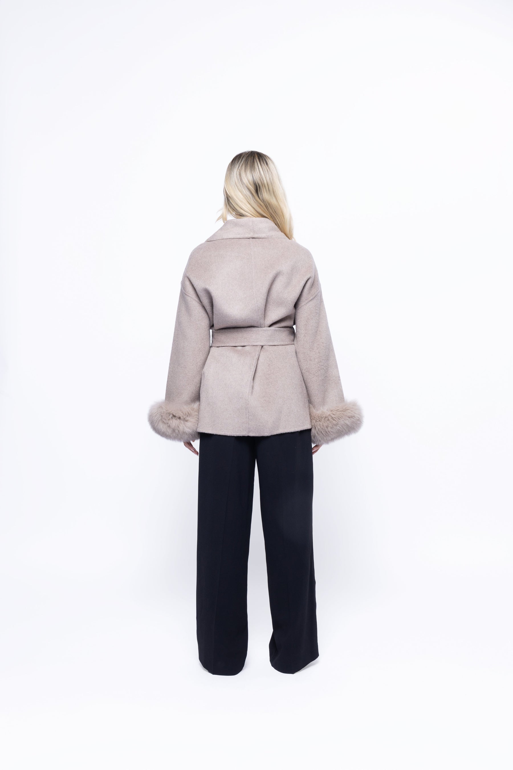 Chelsea™ | Detachable-Cuff Wool Coat
