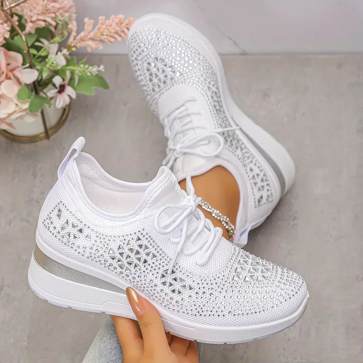 Bonnie™ | Supportive Sparkle Sneakers