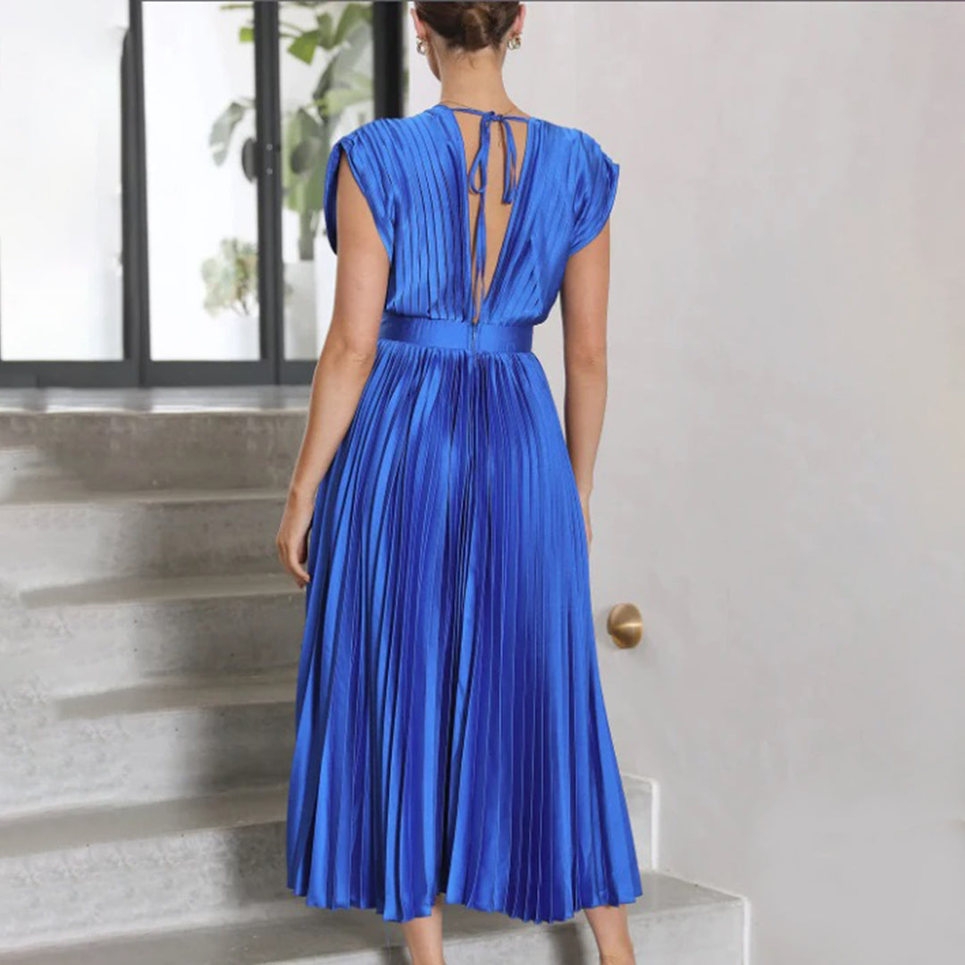 Ivy & Grace™ | Timeless Pleated Midi Dress
