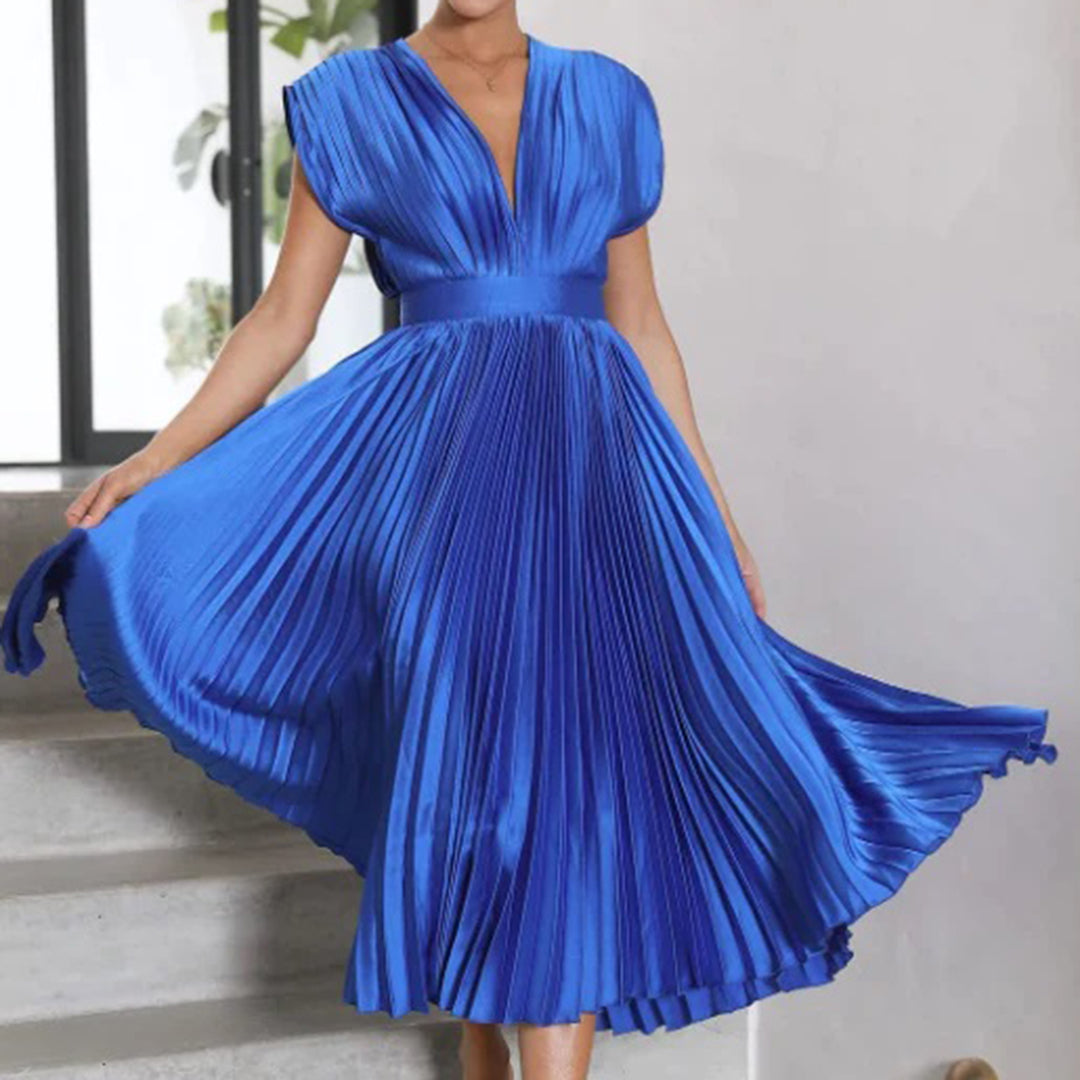 Ivy & Grace™ | Timeless Pleated Midi Dress