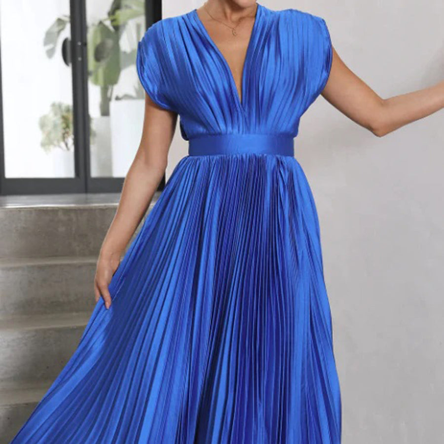 Ivy & Grace™ | Timeless Pleated Midi Dress