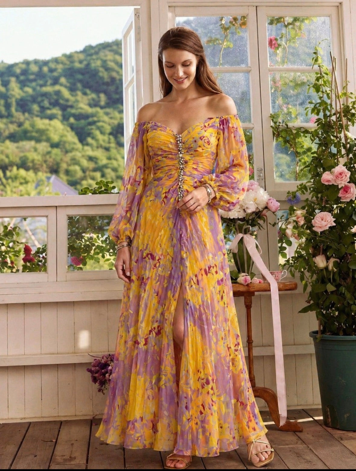 Ivy & Grace™ | Elegant Dress with V-Neck