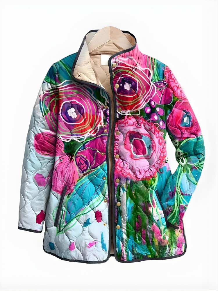 Carina™ | Floral Quilted Jacket
