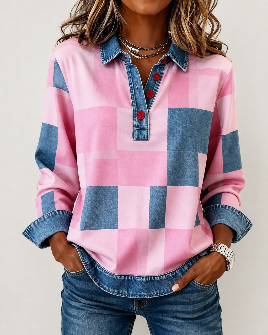 Kaia™ | Contrast-Detail Comfort Top Collection