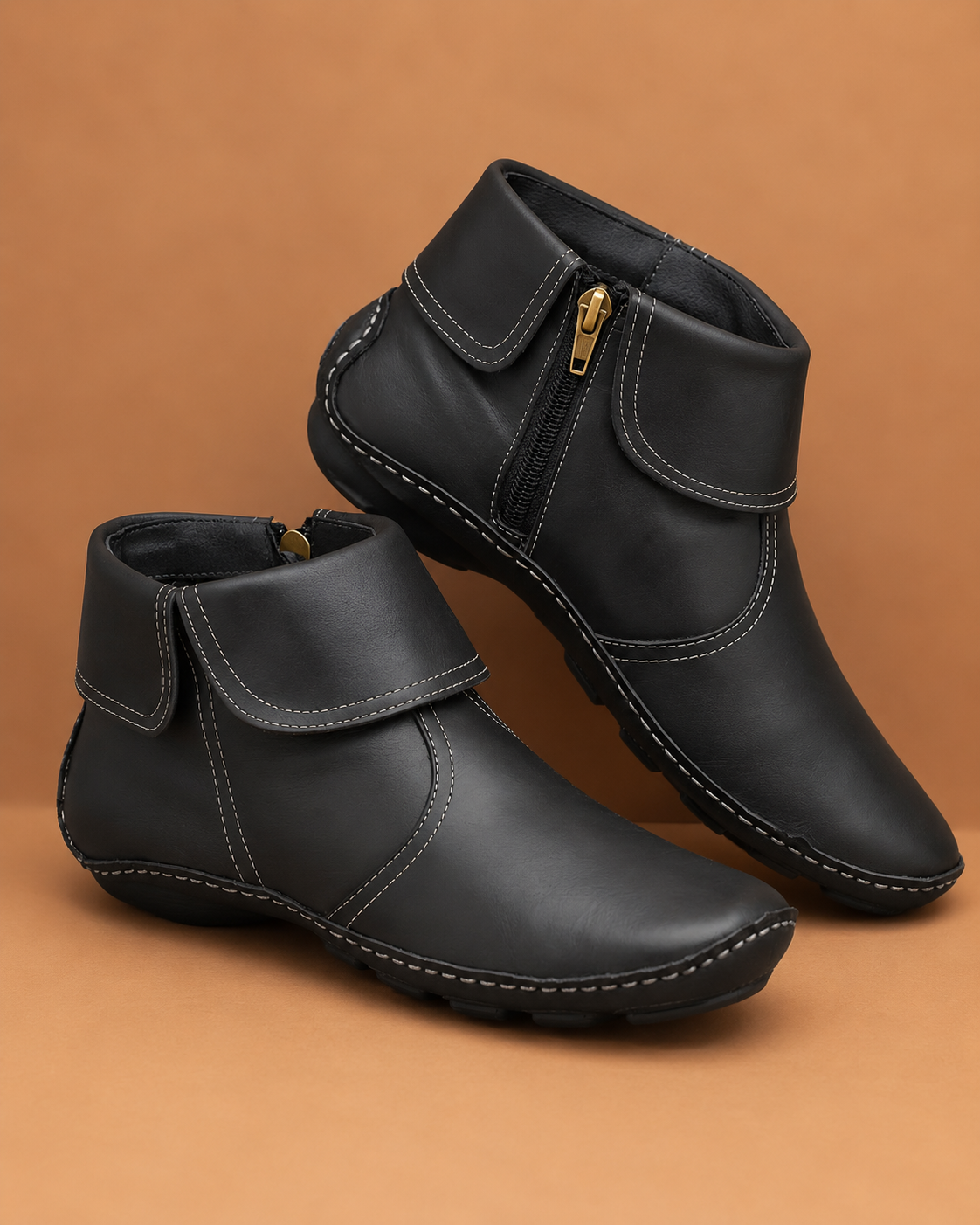 Fallon™ | Waterproof Leather Orthopaedic Walking Boots