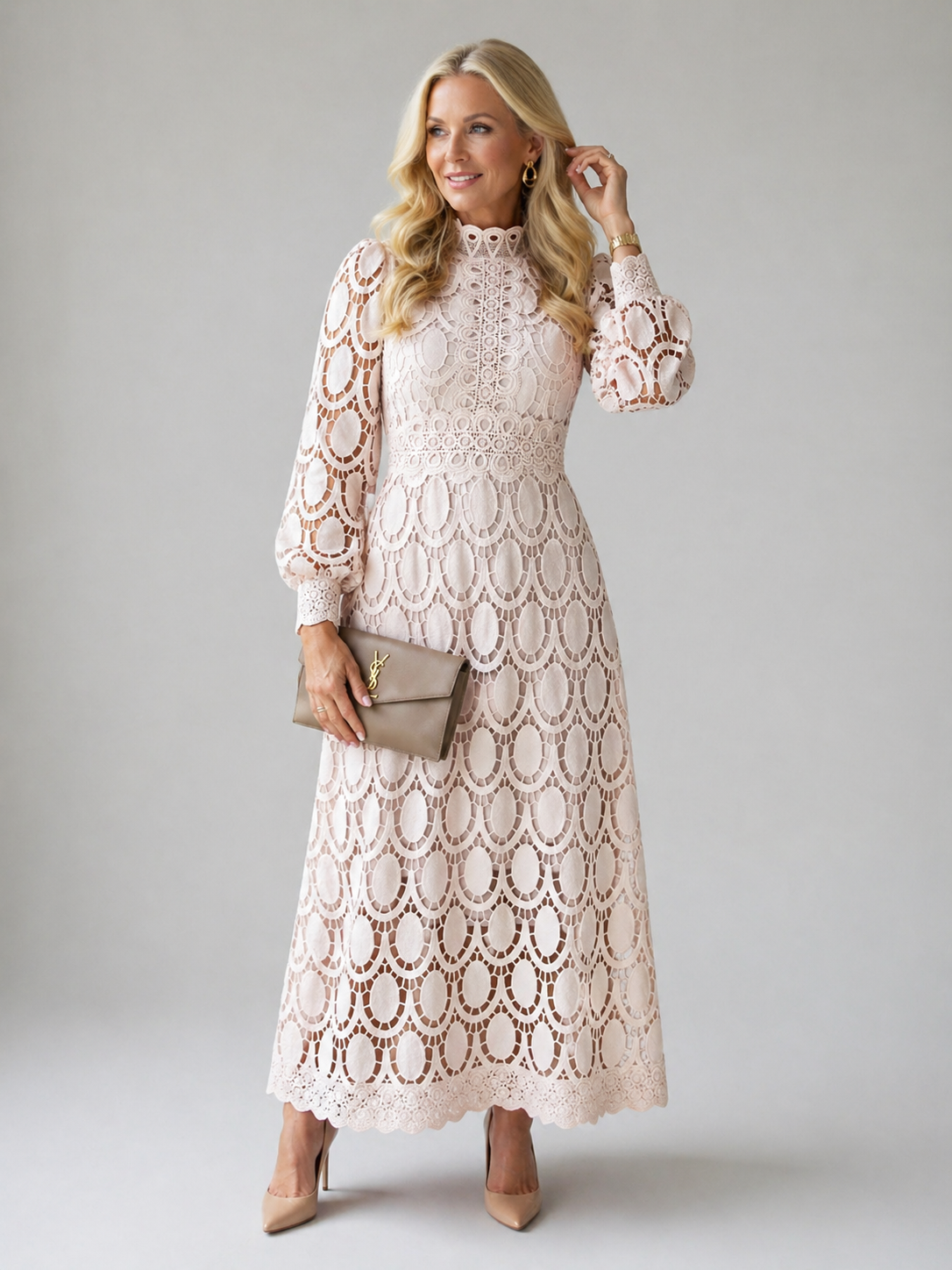 Ivy & Grace™ | Lace Midi Dress