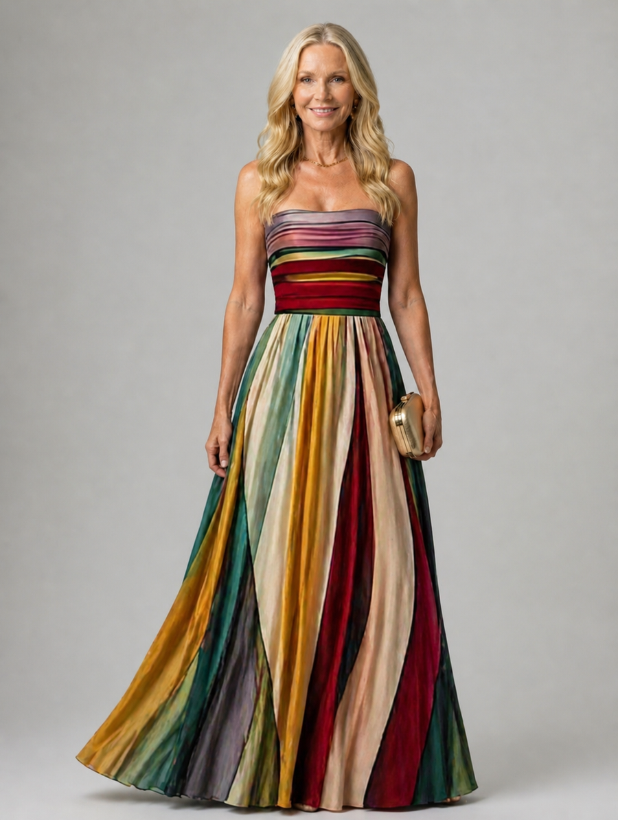 Ivy & Grace™ | Effortless Strapless A-Line Dress