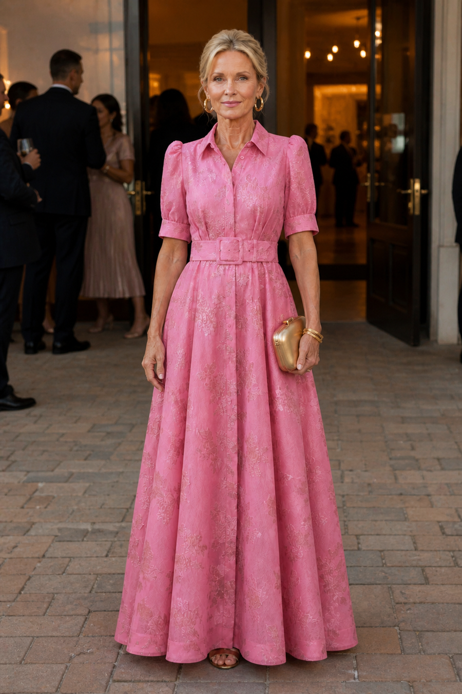 Ivy & Grace™ | Belted Floral Maxi Dress