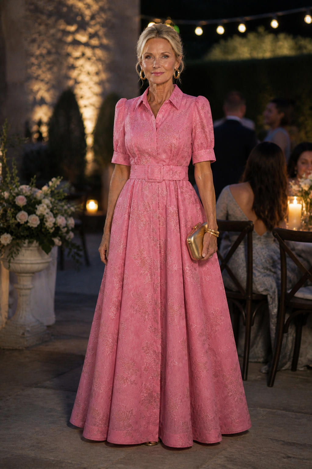 Ivy & Grace™ | Belted Floral Maxi Dress