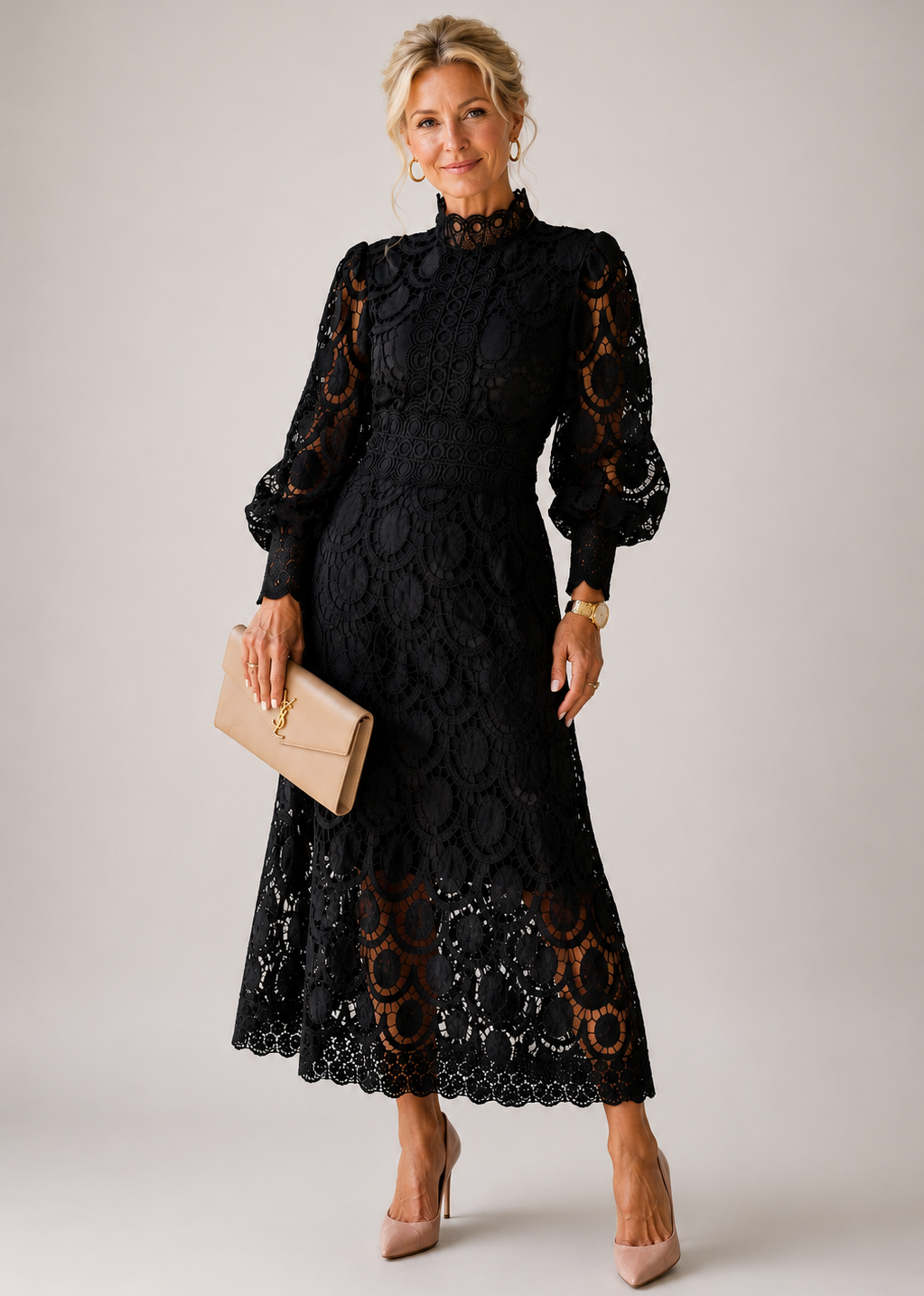 Ivy & Grace™ | Lace Midi Dress