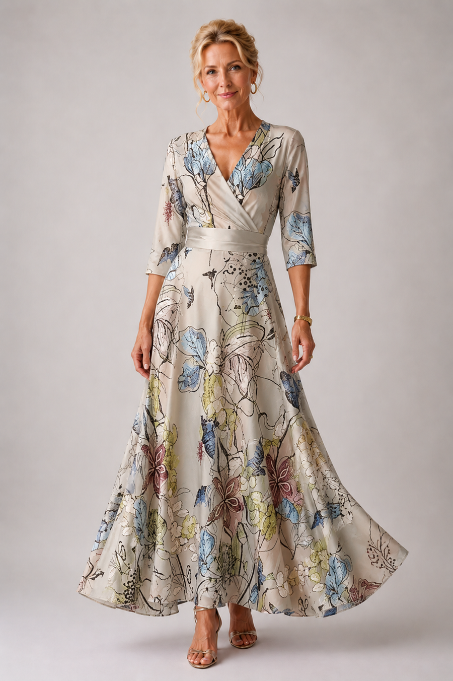 Ivy & Grace Chic Dress with Floral Print