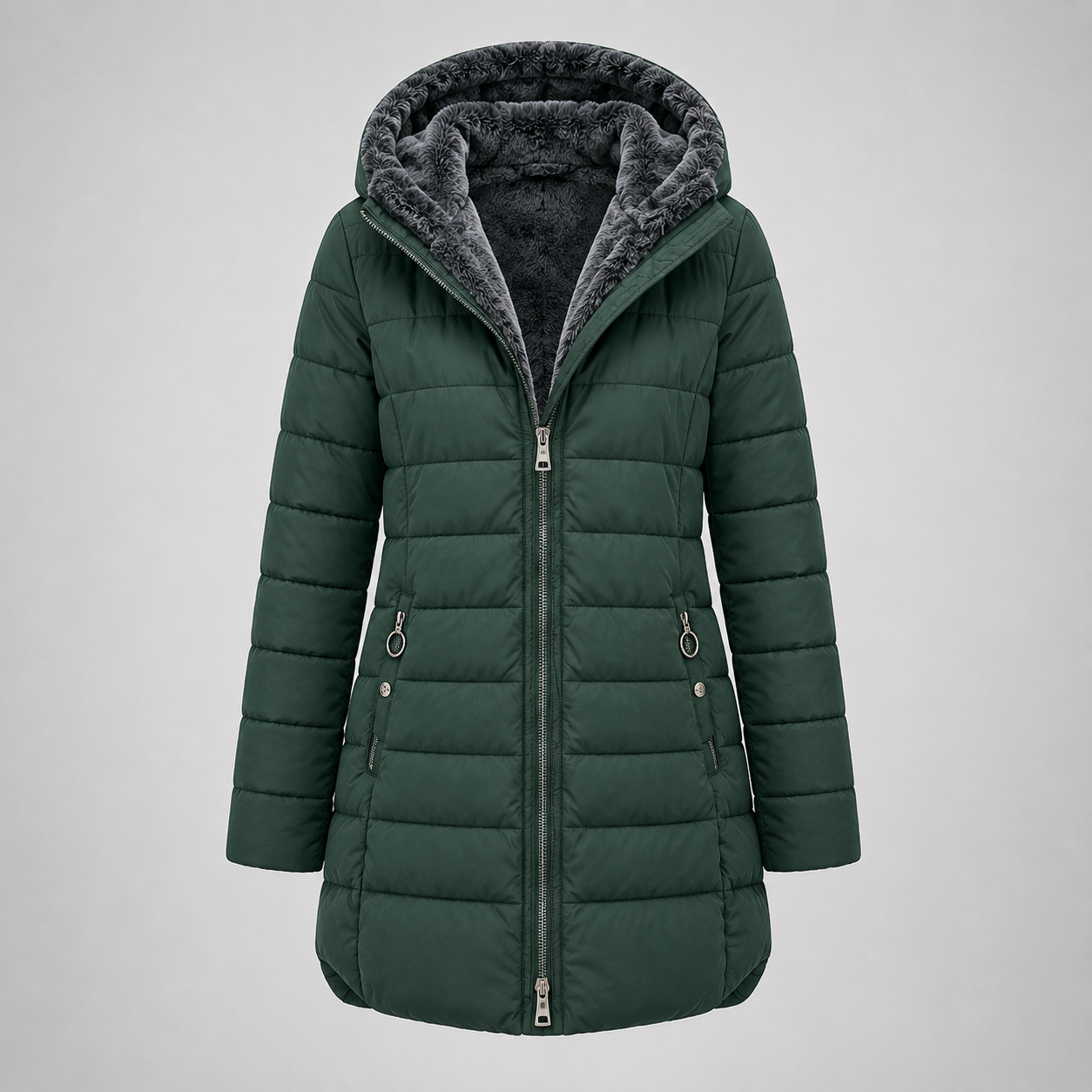 Jami™ | Quilted A-Line Winter Coat