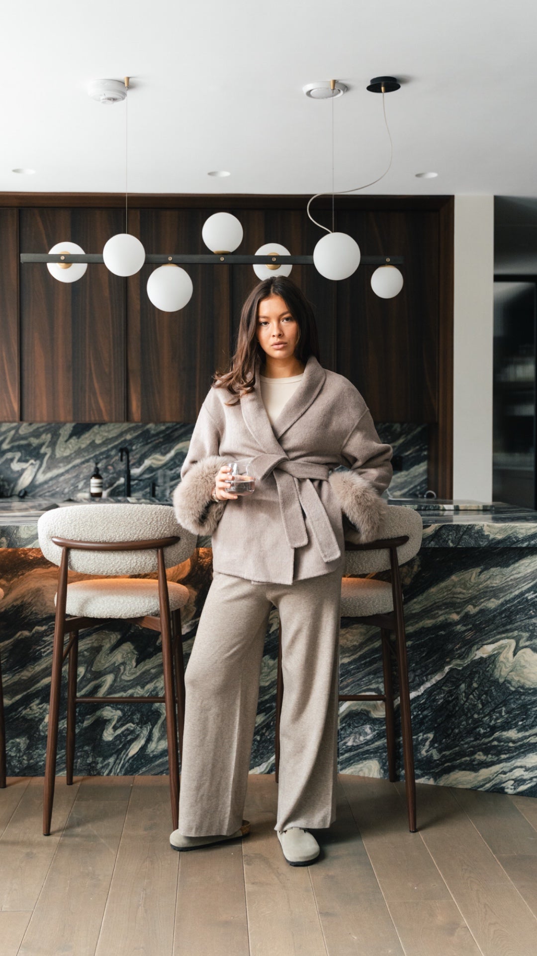 Chelsea™ | Detachable-Cuff Wool Coat