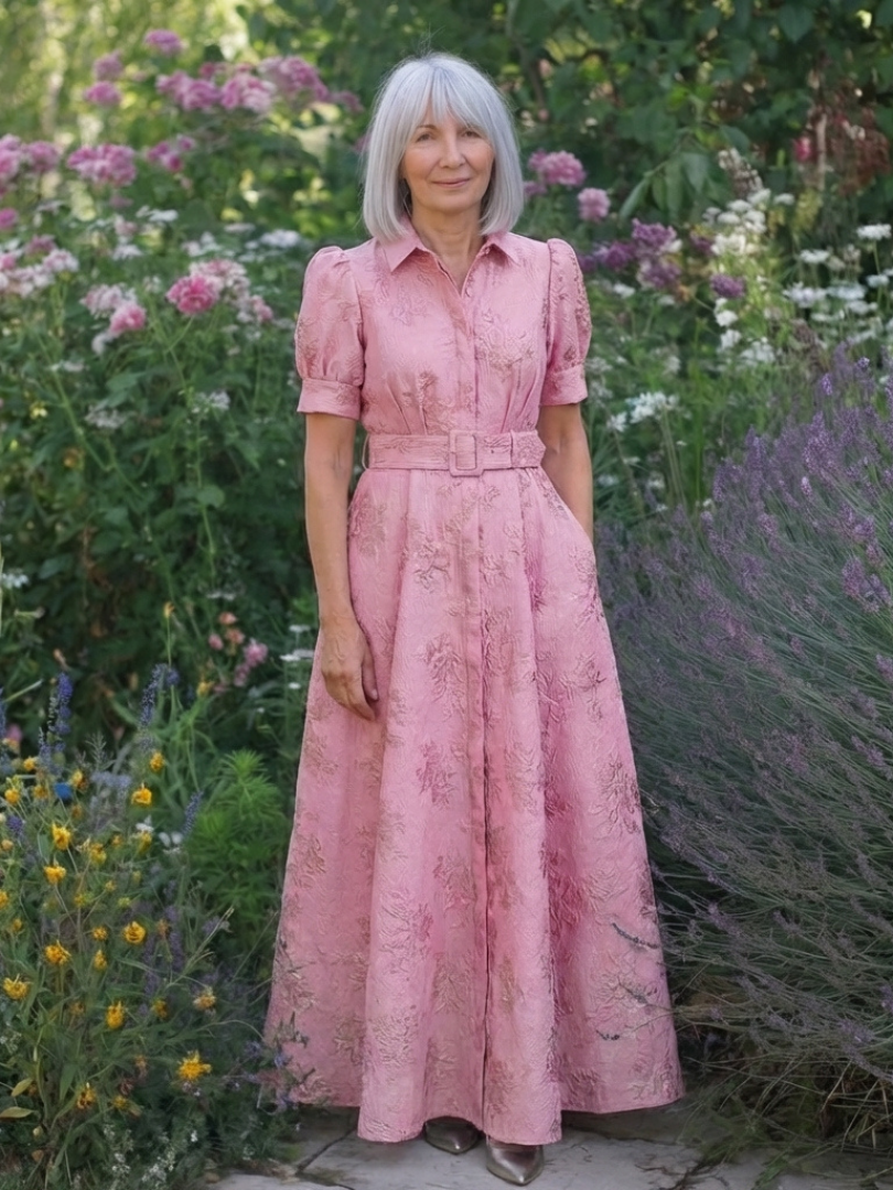 Ivy & Grace™ | Belted Floral Maxi Dress