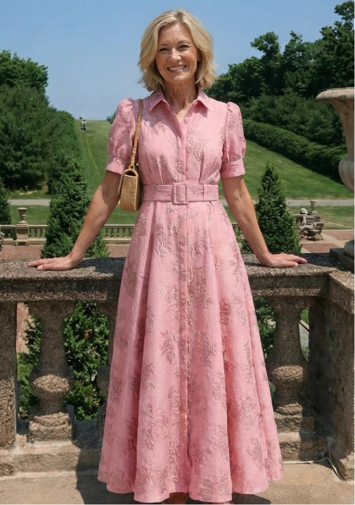 Ivy & Grace™ | Belted Floral Maxi Dress