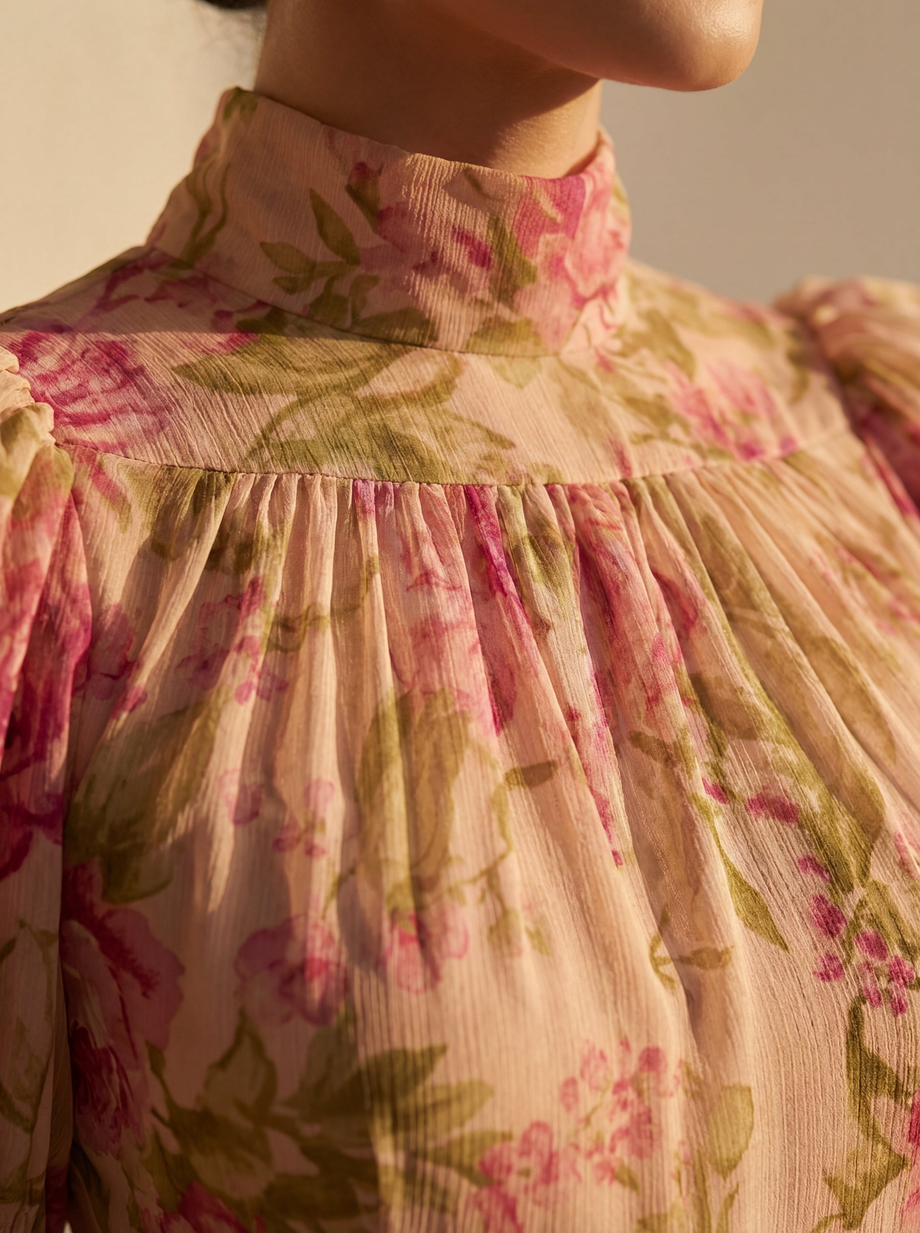 Rosario | Floral Chiffon Maxi Dress