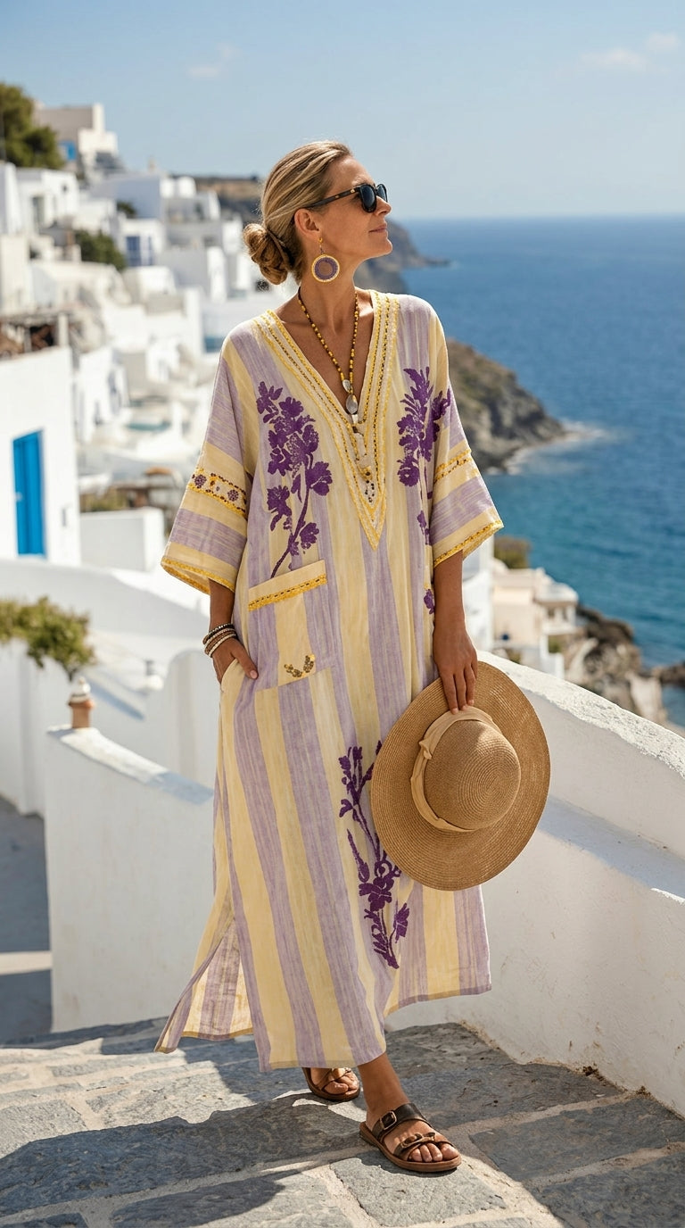 Emma | Flowing Long Summer Caftan